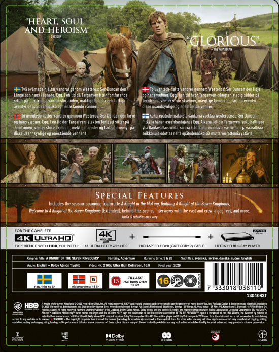 Movie - A Knight Of The Seven Kingdoms  (Steelbook / 4K UHD)