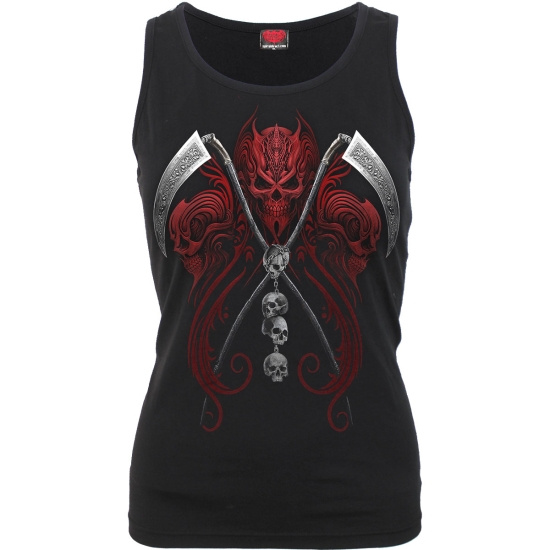 Spiral - Reaperess - Ladies Razor Back Vest T-Shirt