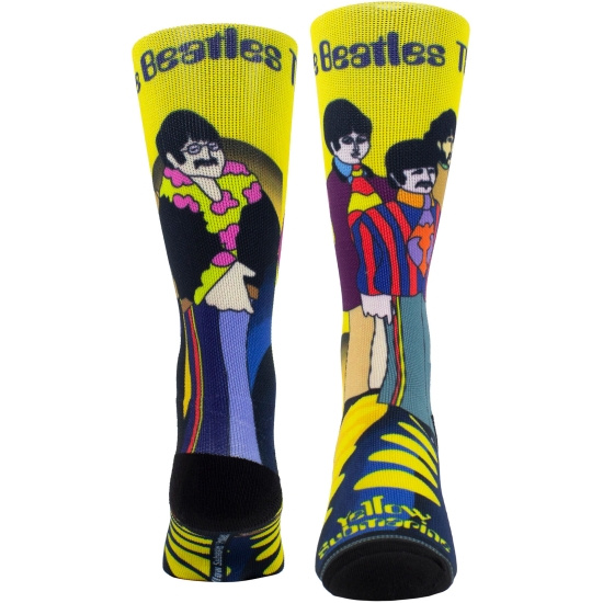 The Beatles - Yellow Submarine Band Sublimation Uni Bl Socks
