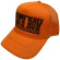 Death Row - Deathrow Text Logo Mono Orange Mesh-Back Cap Death Row - Deathrow Text Logo Mono Orange Mesh-Back Cap