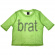 Charli Xcx - Brat Logo Lady Green Mesh Crop Charli Xcx - Brat Logo Lady Green Mesh Crop