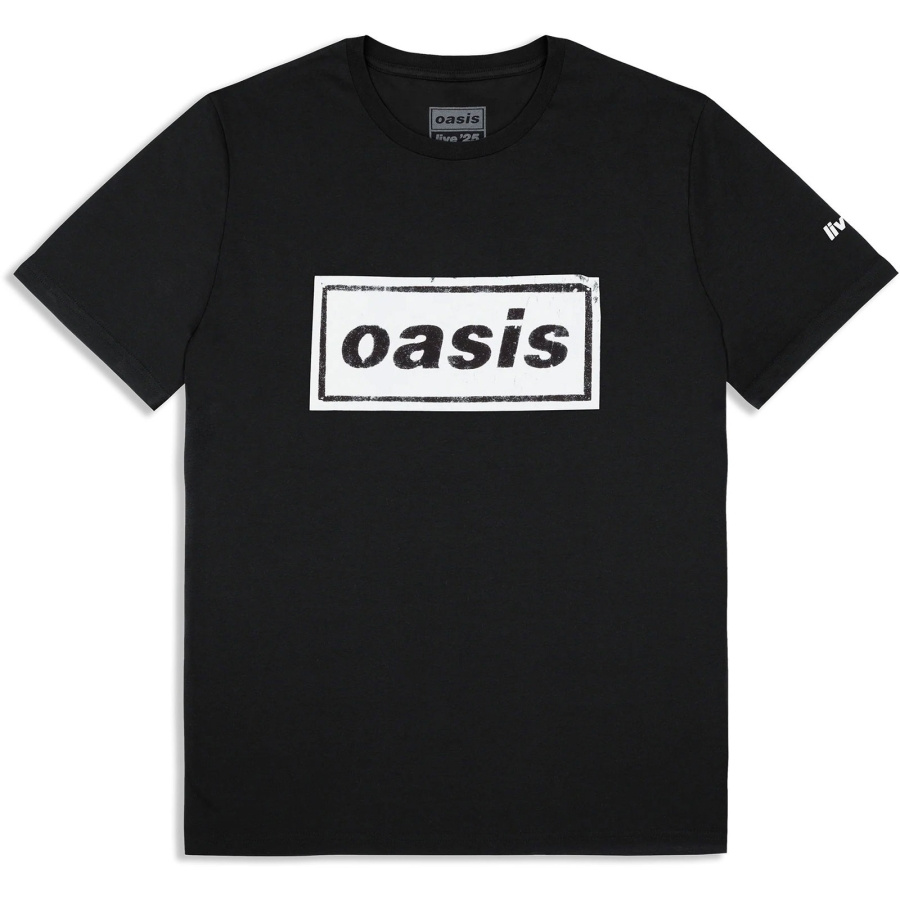 Oasis - Stencil Logo Bl T-Shirt