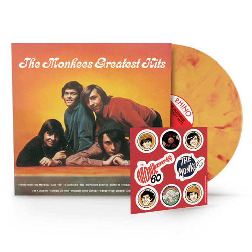Monkees - Greatest Hits (Yellow Flame W/ Sticker Pack)