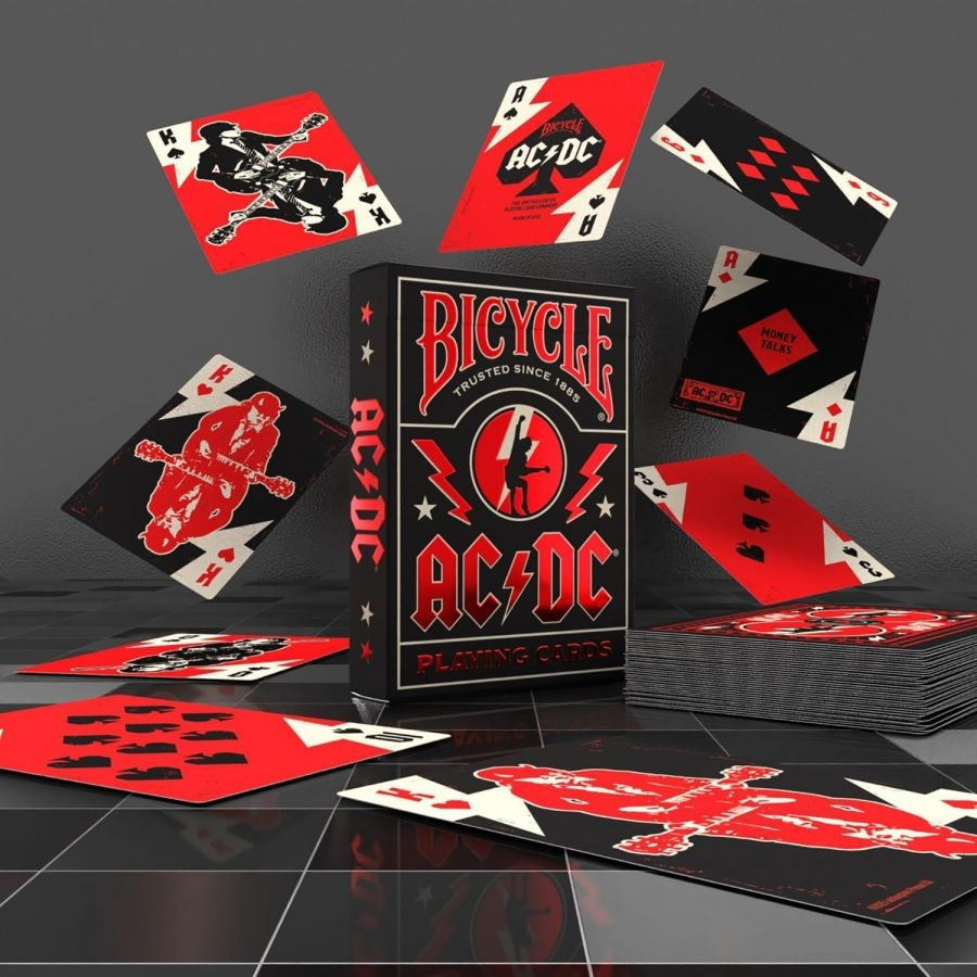 Ac/Dc - Playing Cards (6.5 Cm X 1.75 Cm X 9