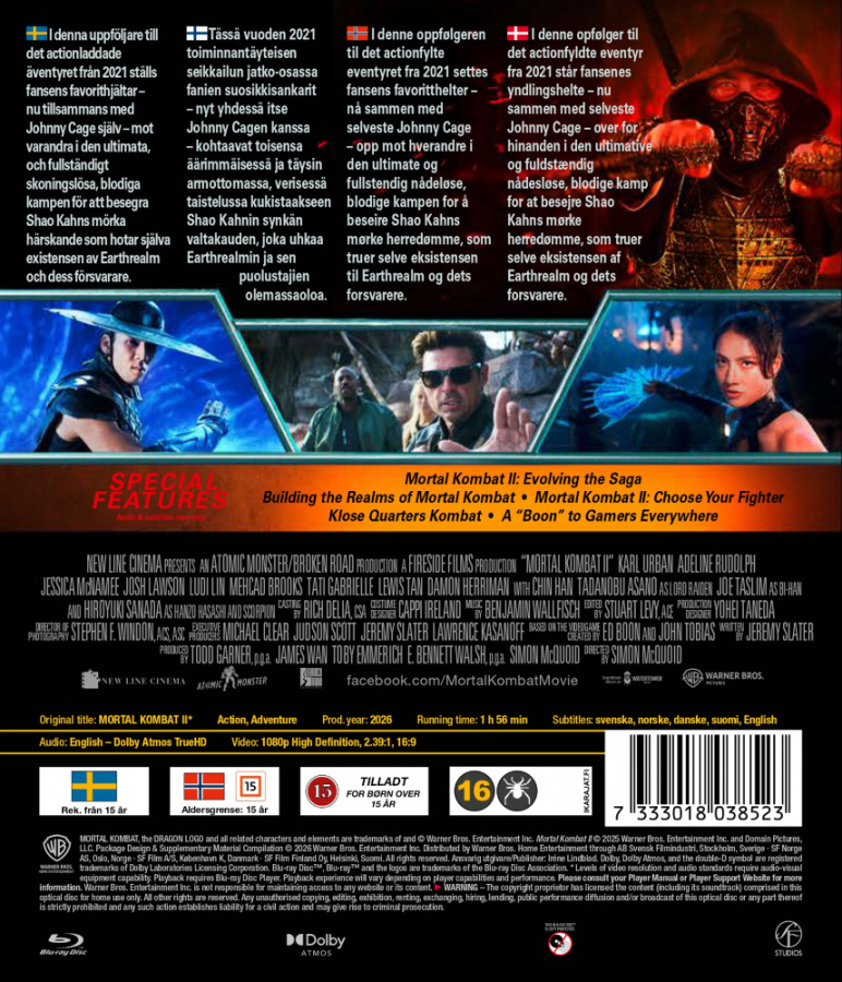 Movie - Mortal Kombat 2 (Blu-ray)