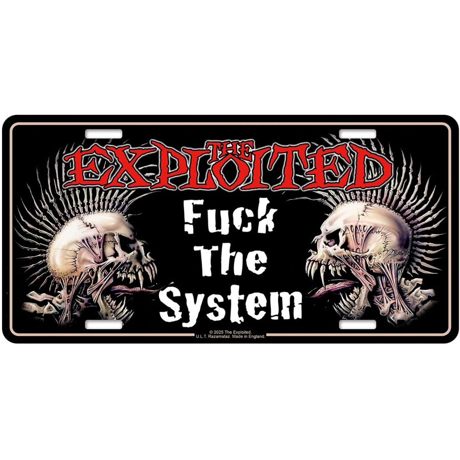 The Exploited - Number Plate: Fuck The System