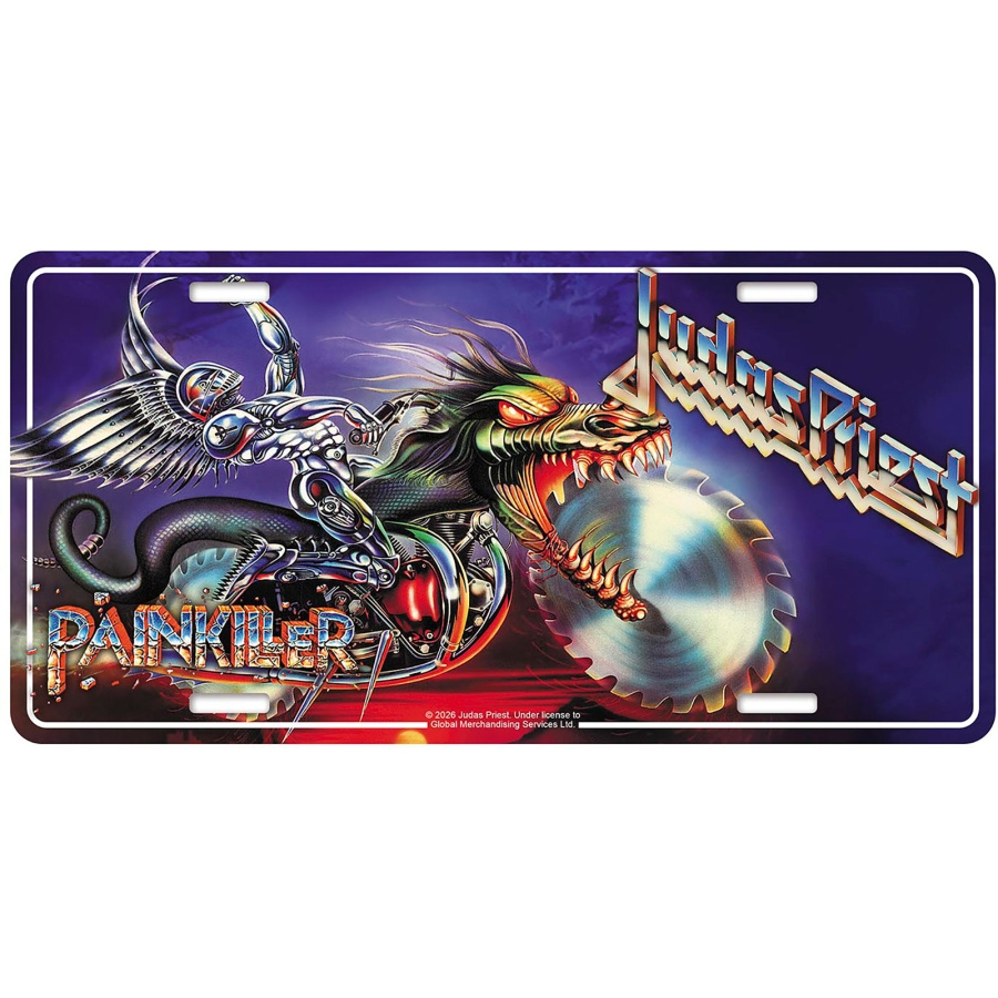 Judas Priest - Number Plate: Painkiller