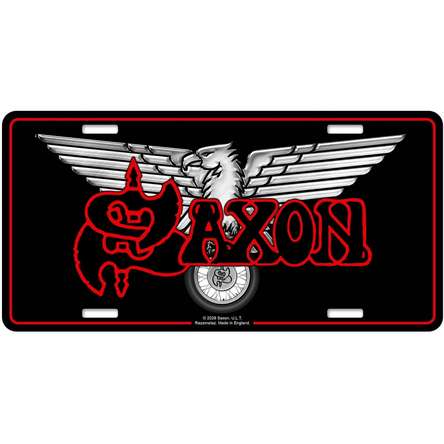 Saxon - Number Plate: Wheels Of Steel