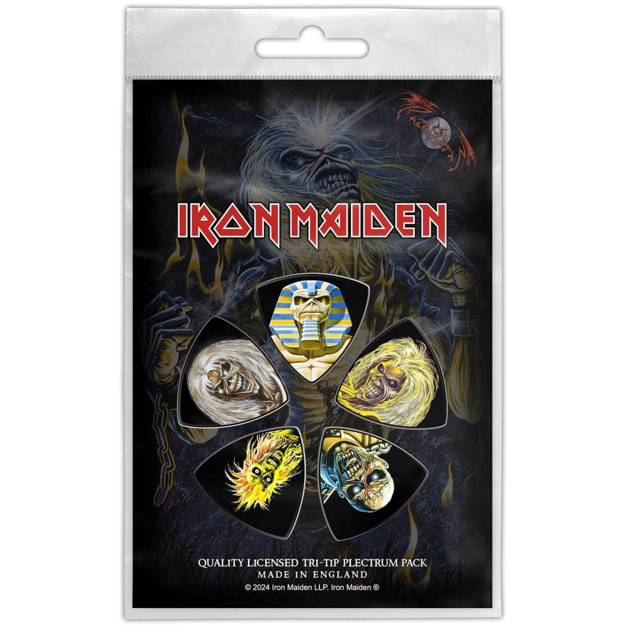 Iron Maiden - Tri-Tip Plectrum Pack: Classic Albums
