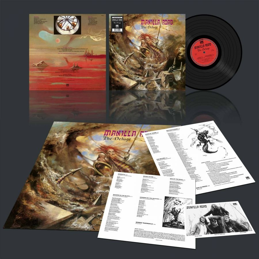 Manilla Road - Deluge The (Black Vinyl Lp)