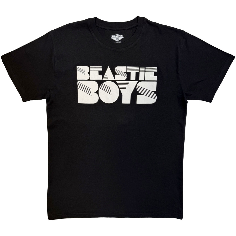 Beastie Boys - Stripes Logo Mono Uni Bl T-Shirt