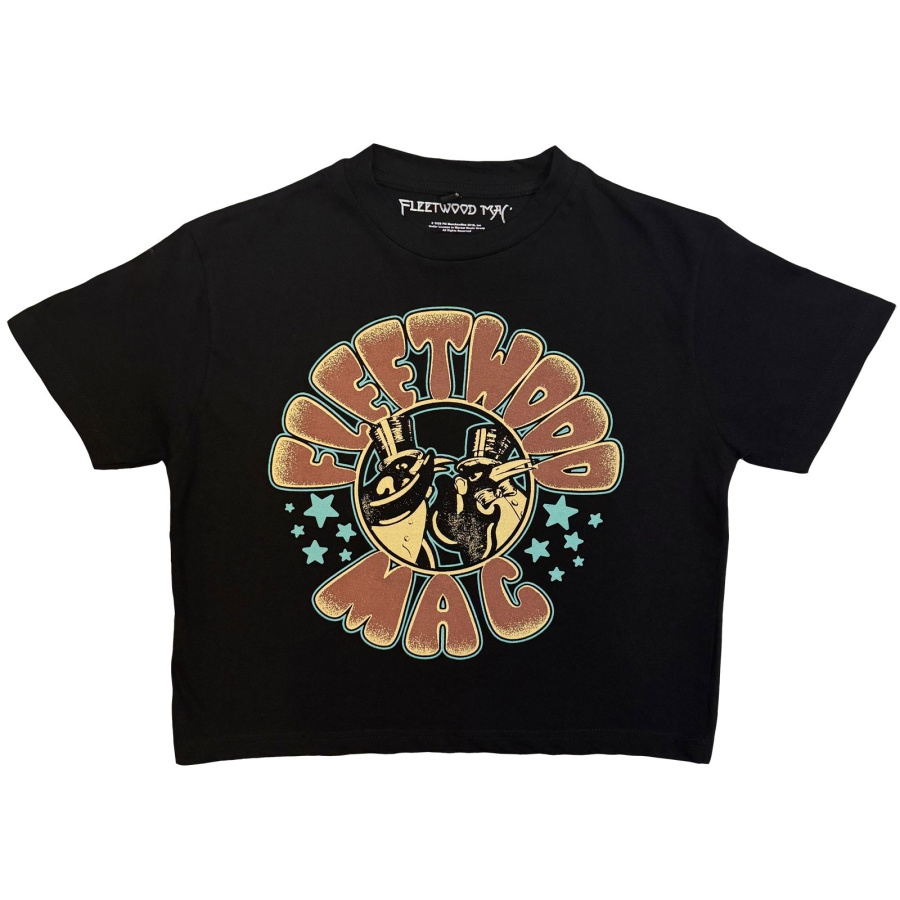 Fleetwood Mac - Stars & Penguins Lady Bl Crop Top