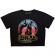Fleetwood Mac - Gradient Penguins Lady Bl Crop Top Fleetwood Mac - Gradient Penguins Lady Bl Crop Top