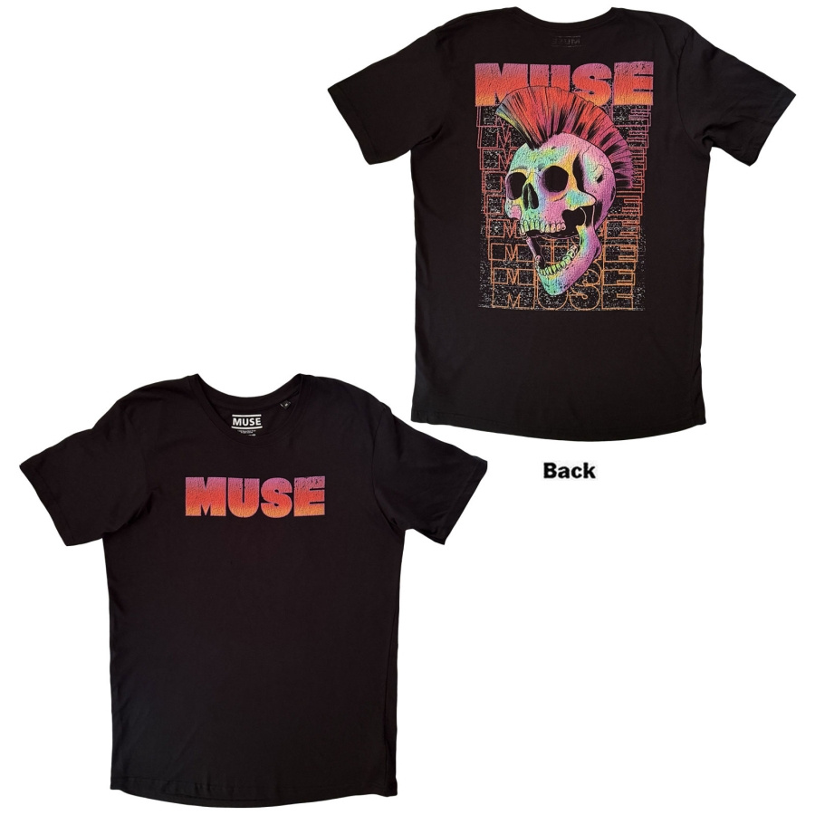 Muse - Punk Skull Uni Bl T-Shirt