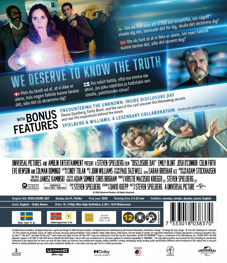 Movie - Disclosure Day (4K UHD + Blu-ray)