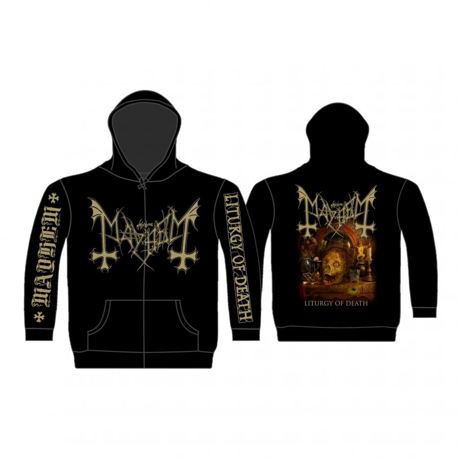 Mayhem - Zip Hood - Liturgy Of Death (Xl)