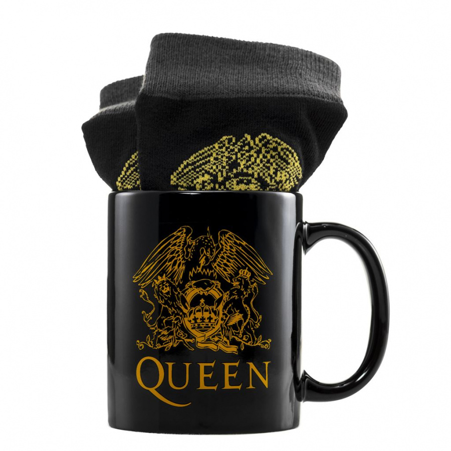 Queen - Logo Mug & Sock Set