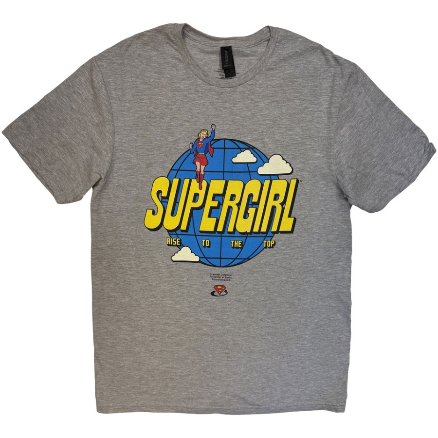 Supergirl The Movie - Rise To The Top Uni Grey T-Shirt