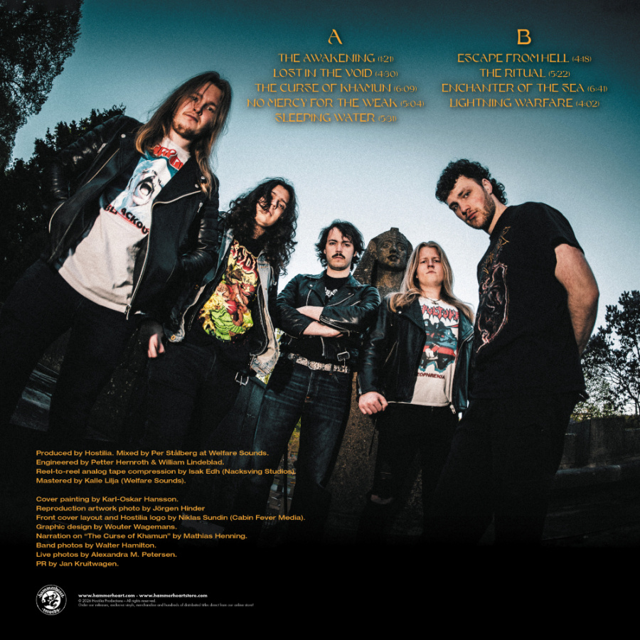 Hostilia - The Curse Of Khamun (Black Vinyl LP)