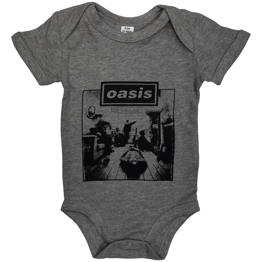 Oasis - Definitely Maybe Frame Toddler Grey Babygrow