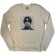 Oasis - Liam Embroidered Portrait Uni Cream Sweatshirt Oasis - Liam Embroidered Portrait Uni Cream Sweatshirt