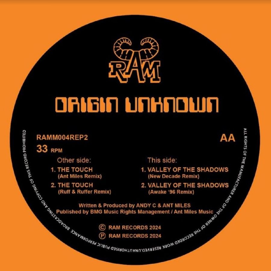 Origin Unknown - The Touch / Valley Of The Shadows 2