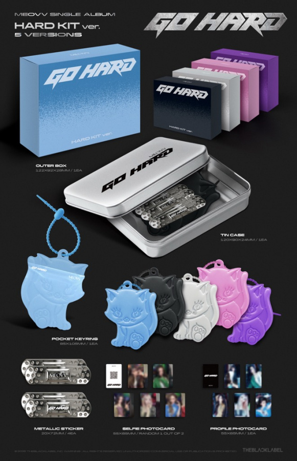 Meovv - Go Hard (Hard Kit Ver.) (Random Ver.) + WM