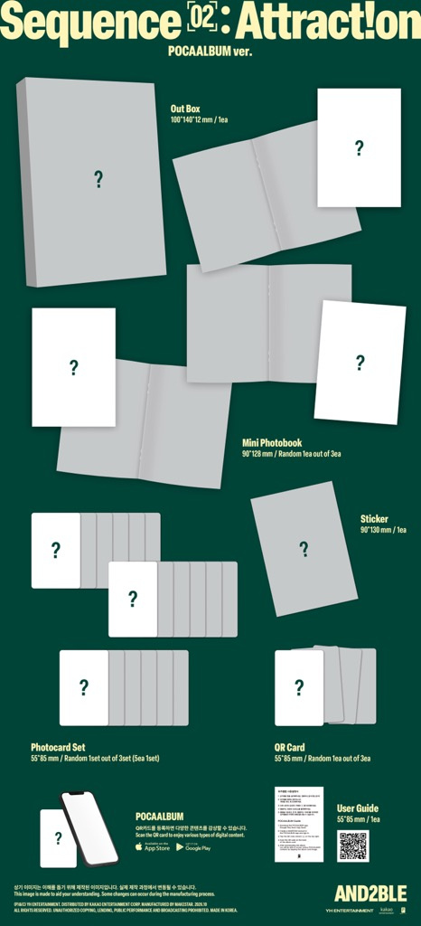 And2ble - Sequence 02 : Attraction (Pocaalbum Ver.)