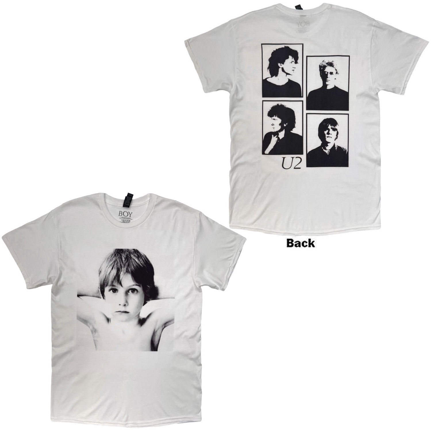 U2 - Boy Uni Wht T-Shirt