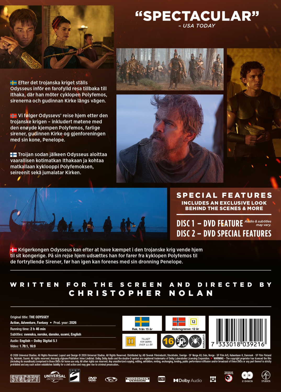 Movie - The Odyssey (2-disc / DVD)