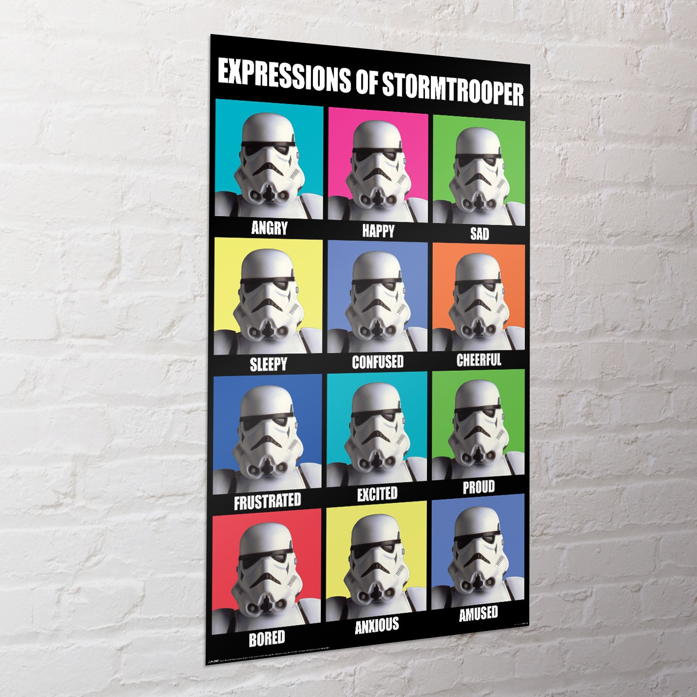 Star Wars - Expression Of Stormtrooper Maxi Poster 91,5 X 61 Cm