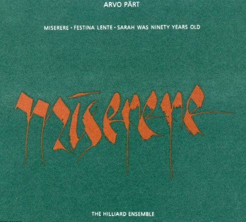 Arvo Pärt - Miserere